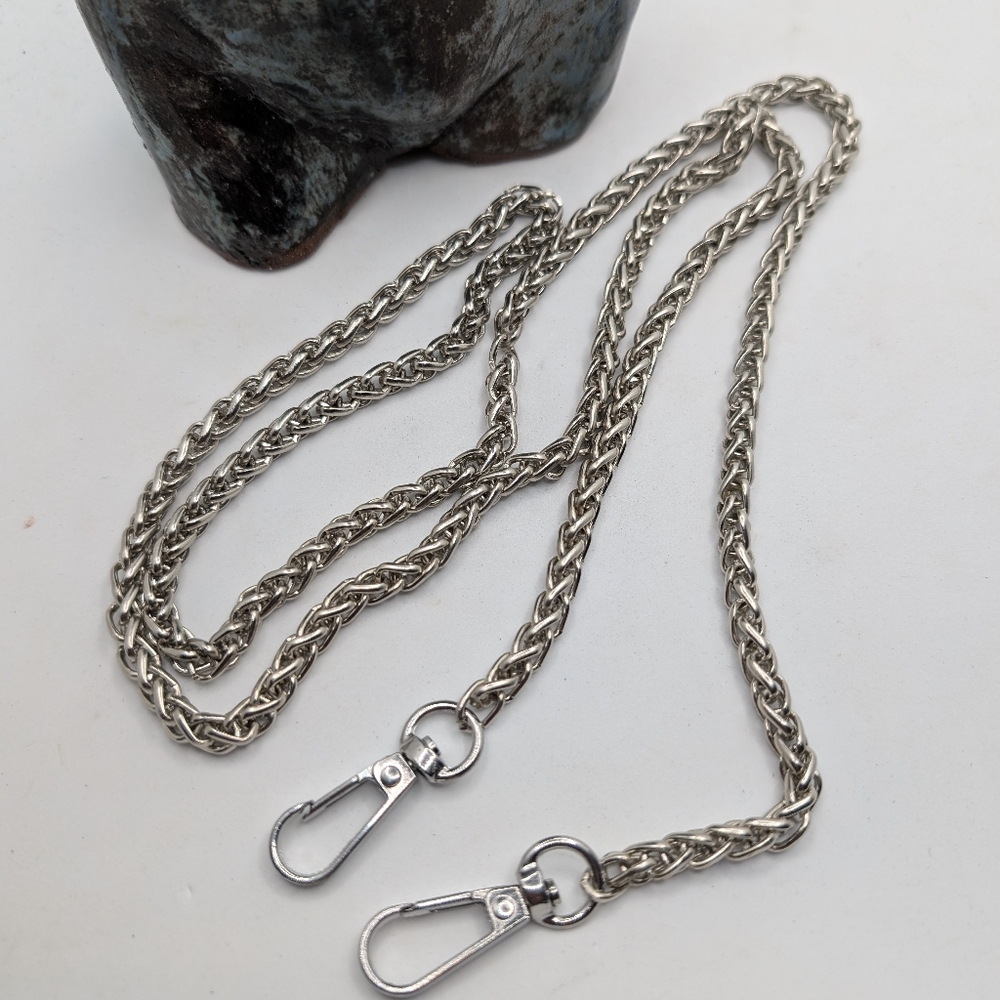 41" Replacement Silver Chain Shoulder Strap - image 1